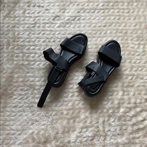 Black Platform Sandals